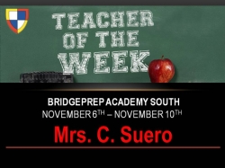Teacher of the Week